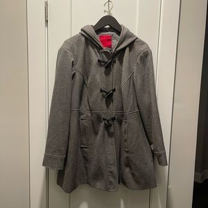 Gray toggle pea coat